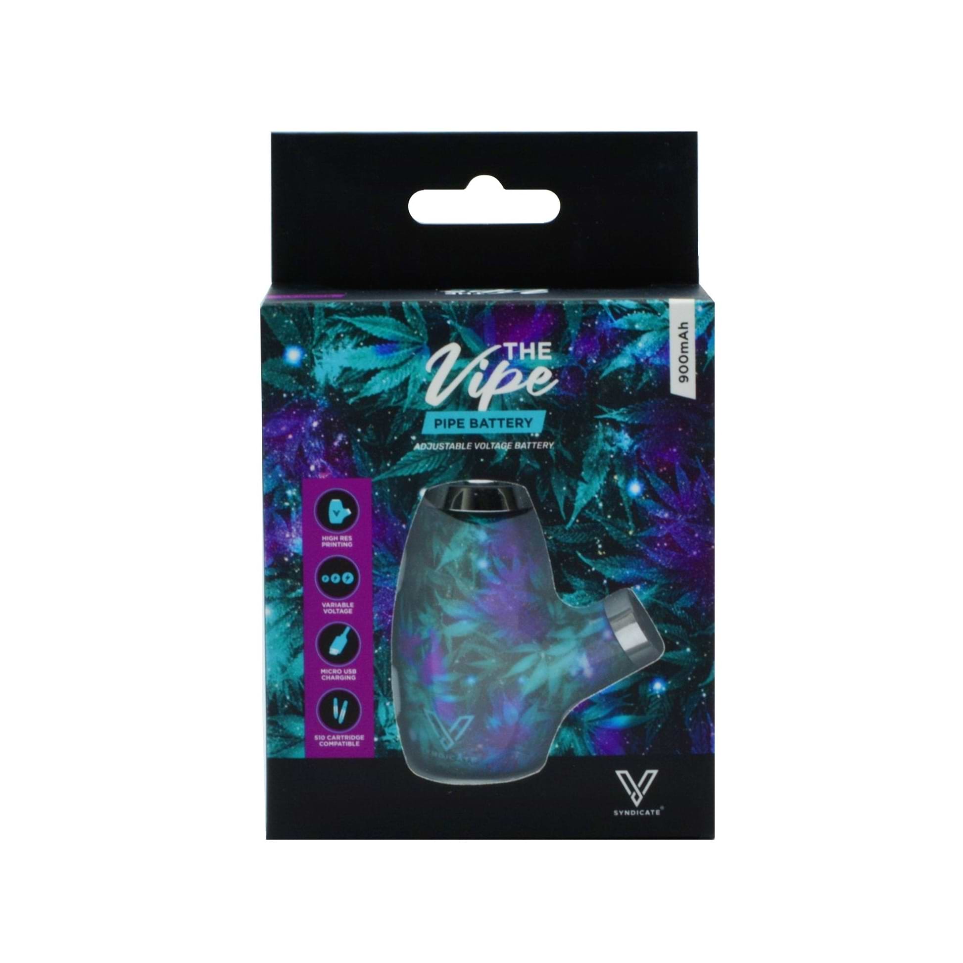 V Syndicate The Vipe Pipe Battery - 4.5in Cosmic Chronic