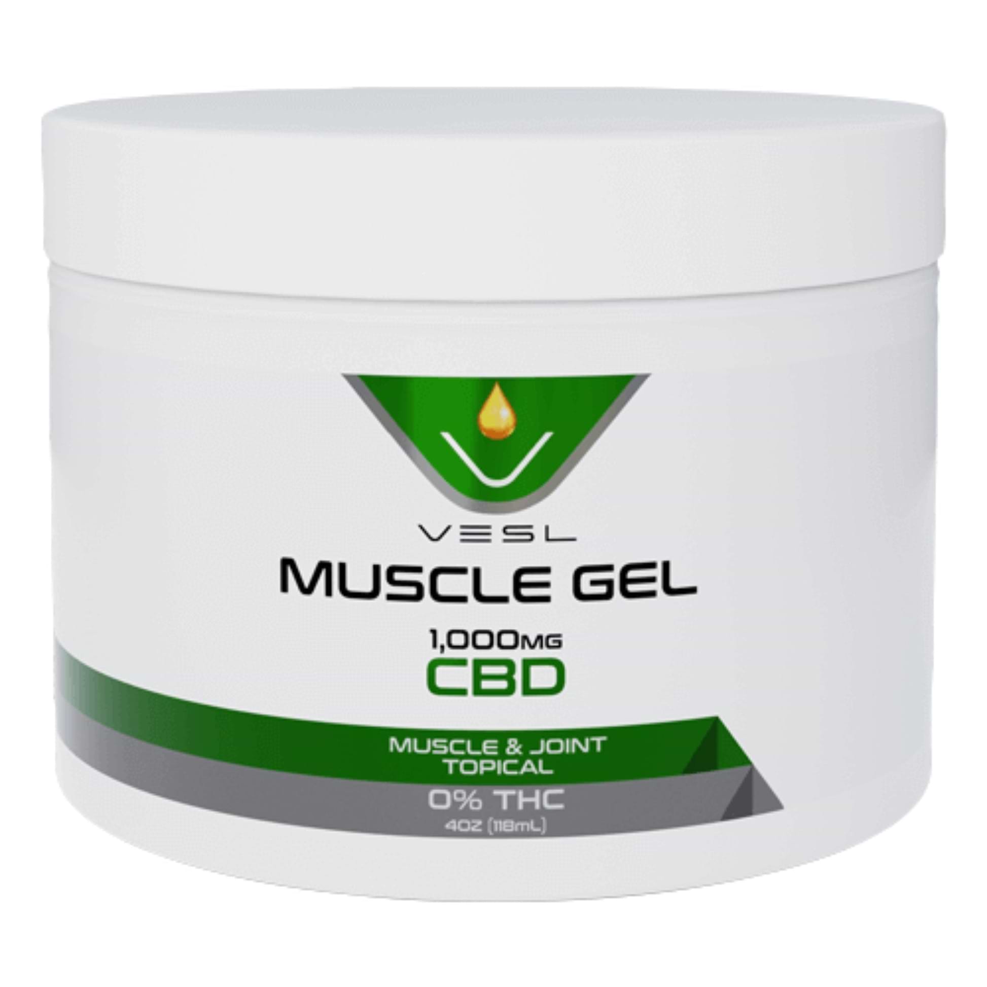 Vesl Oils CBD Muscle Gel 1000mg