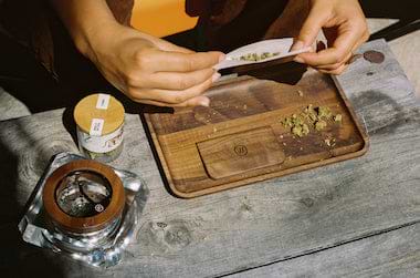 Personalized Wood Rolling Tray, Custom Weed Tray Marijuana Leaf