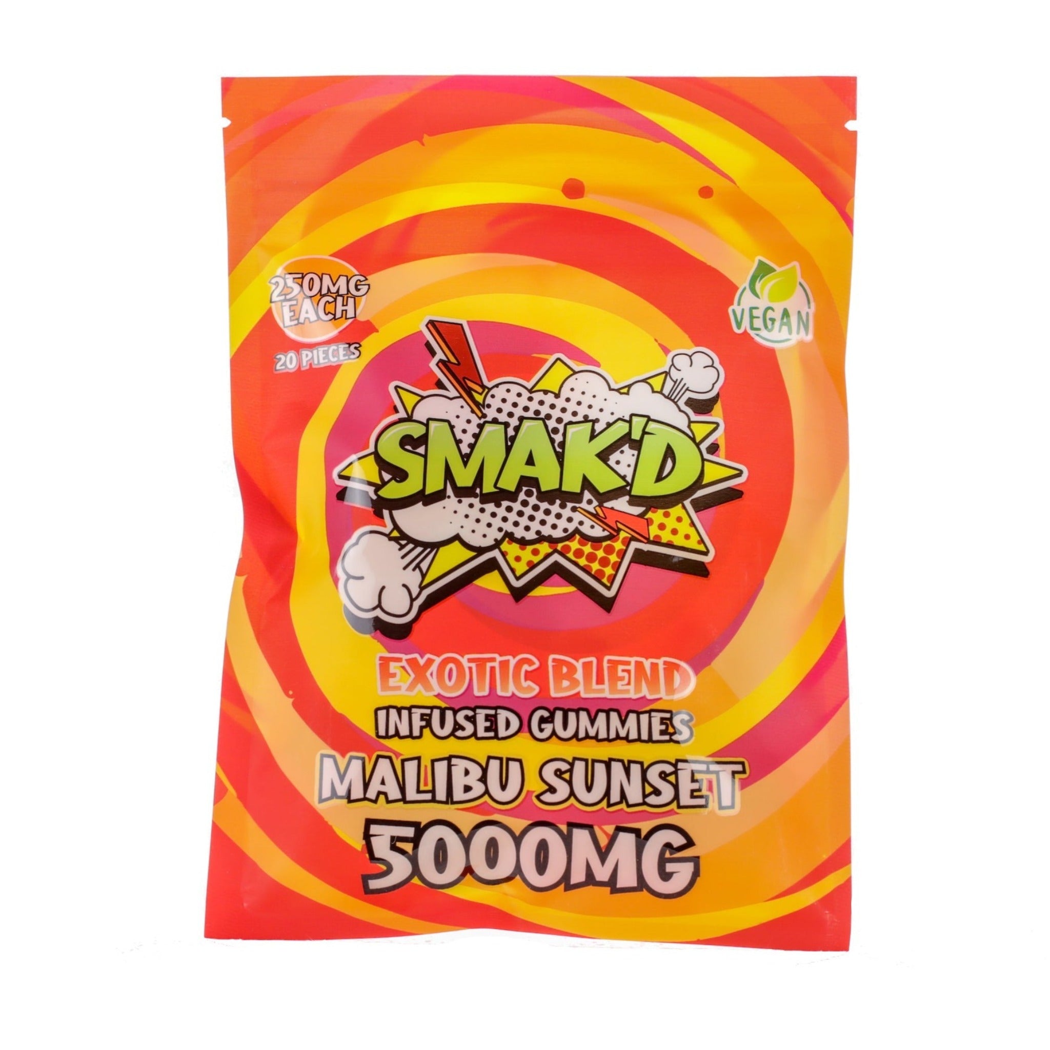 Smakd Exotic Blend Gummies - 5000mg