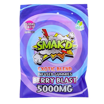 Smakd Exotic Blend Gummies - 5000mg