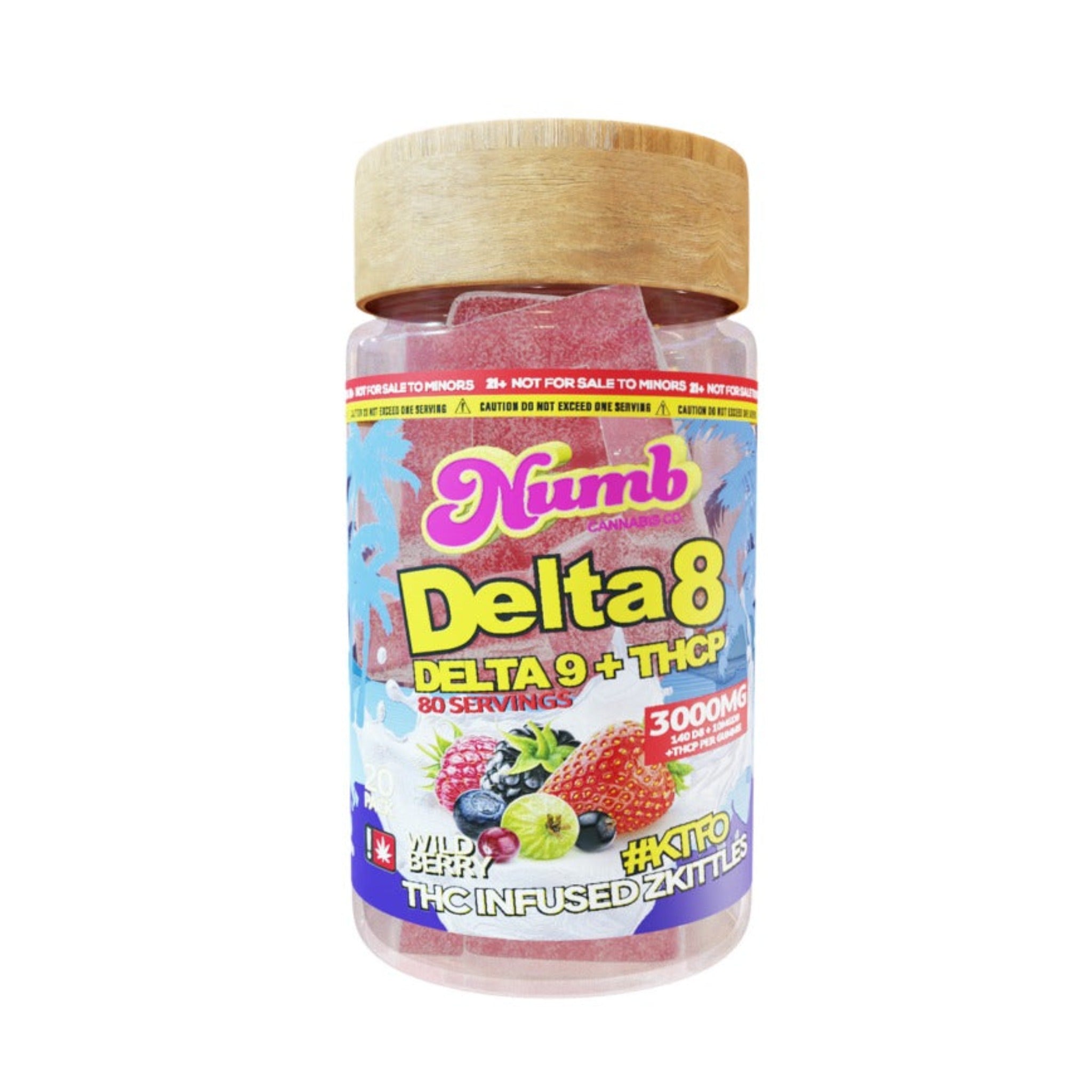 Numb Delta 8 Gummies - 3000mg