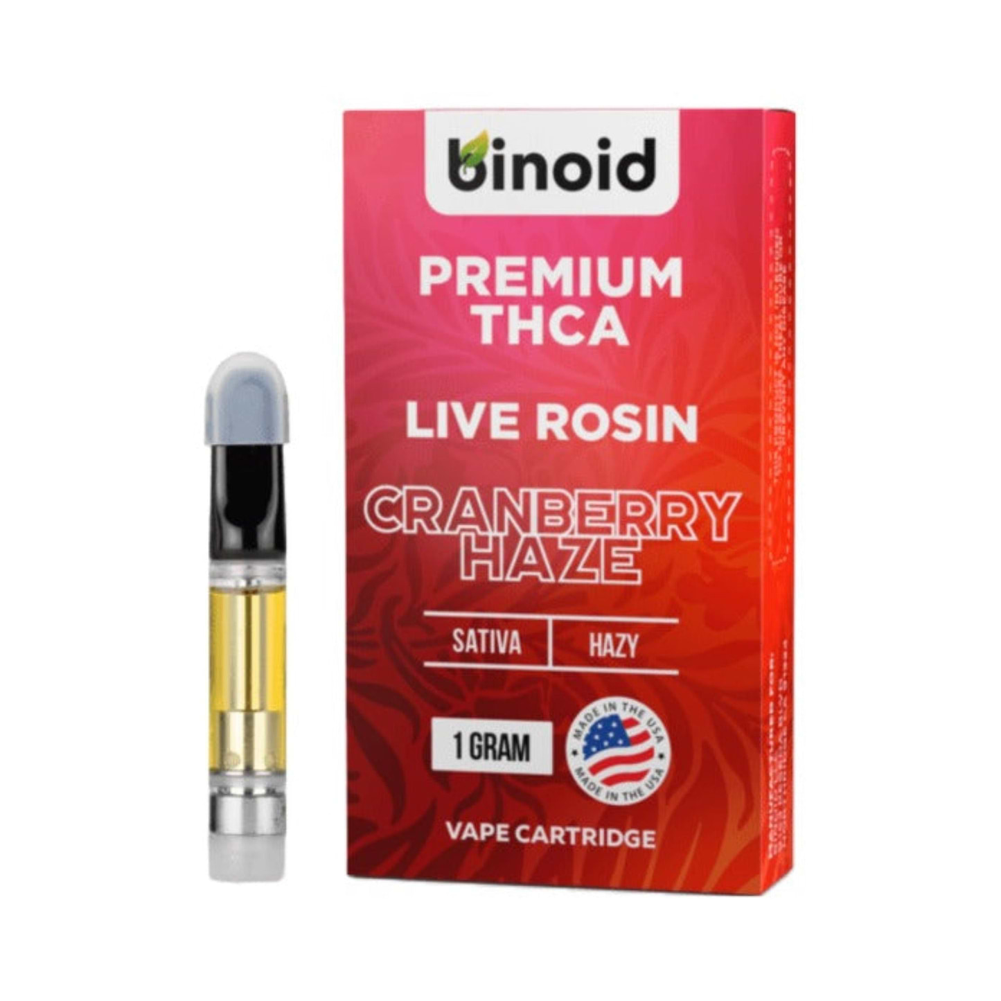 Binoid Live Rosin THC-A Cartridge - 1000mg