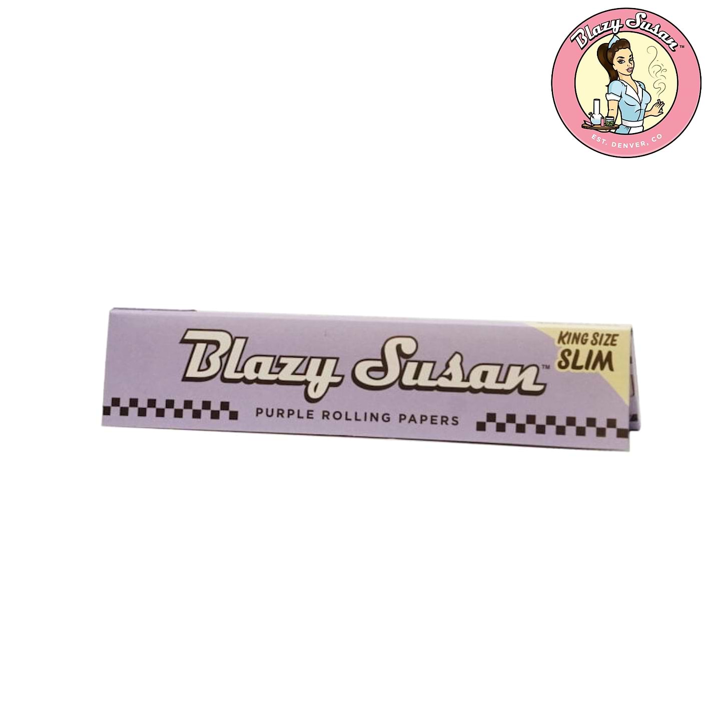Blazy Susan Purple Rolling Papers - 2 Pack