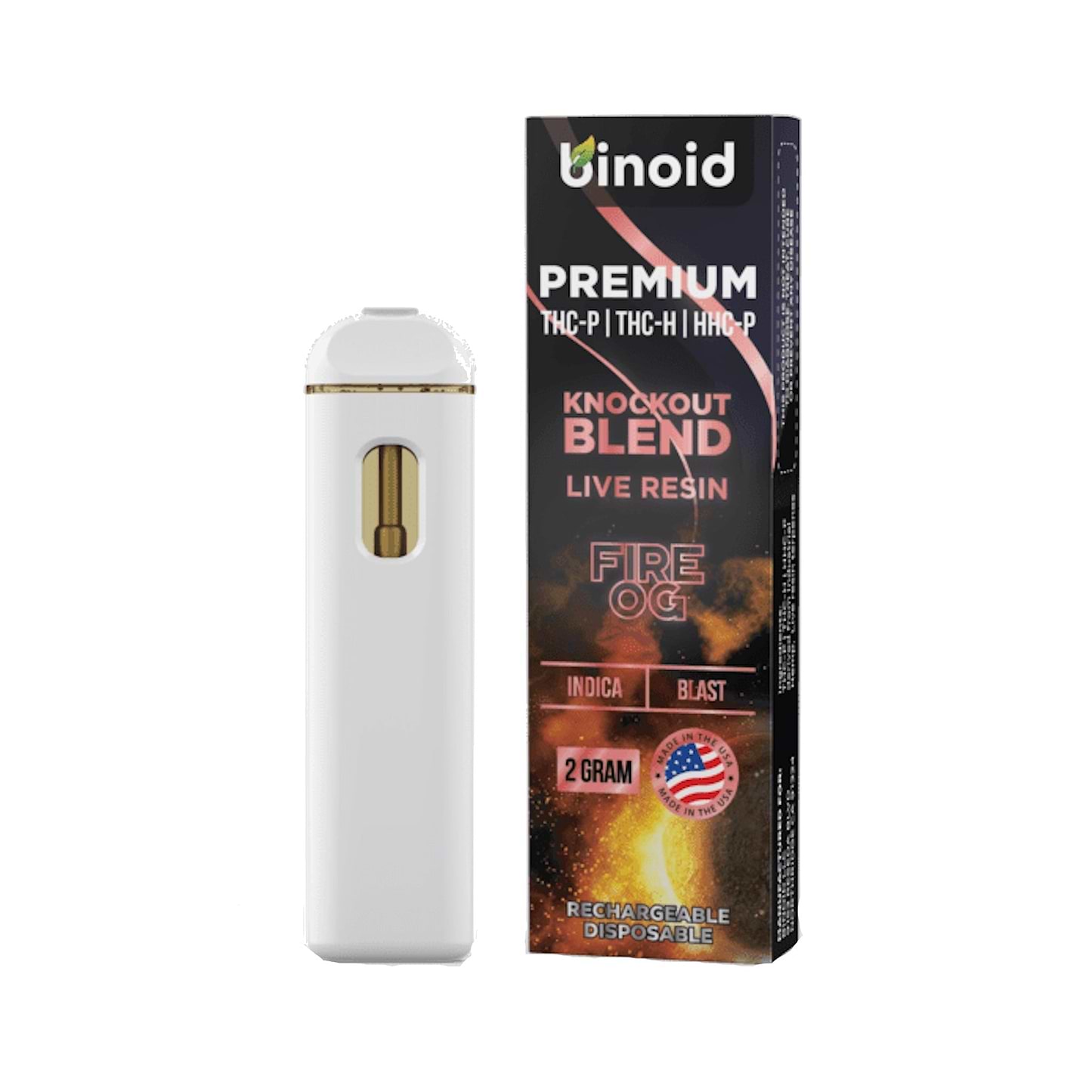 Binoid Knockout Blend Vaporizer - 2000mg