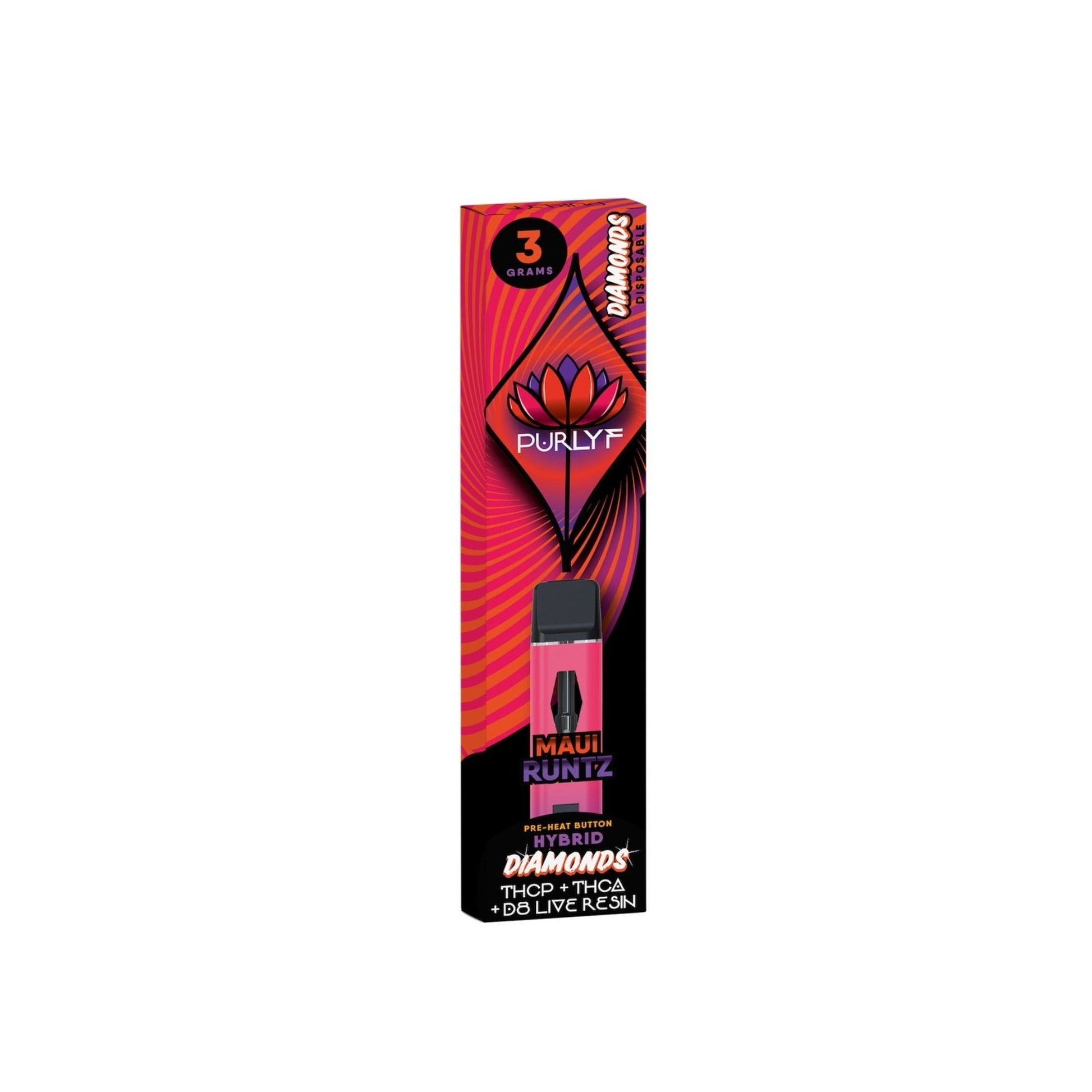 Roar Diamond 3500mg THC-P + Delta 8 Disposable Vape - 1 Pack