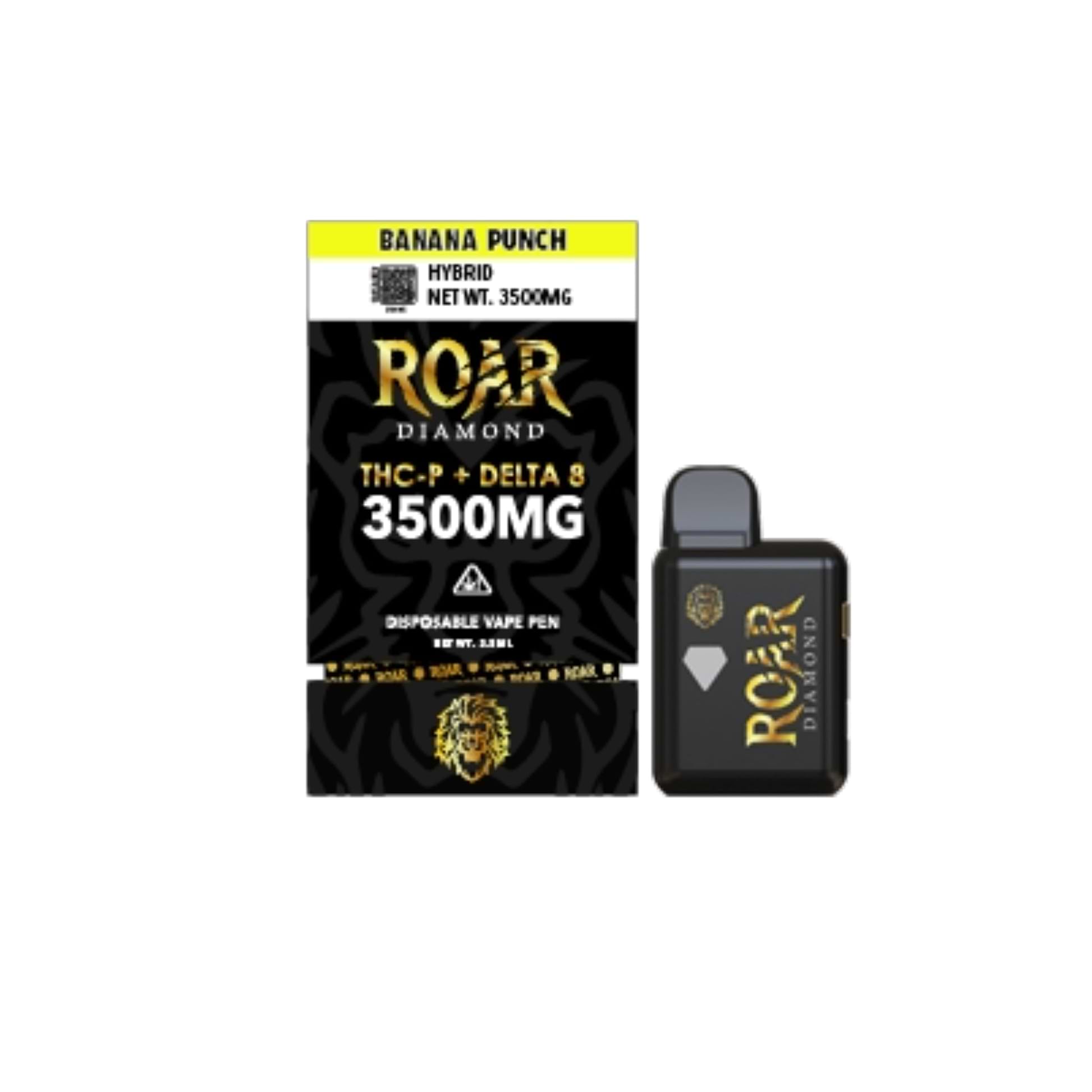 Roar Delta 8 + THC-P Diamond Vaporizer - 3500mg - Everything 420