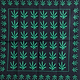420 Friendly Bandanas Plant Pattern