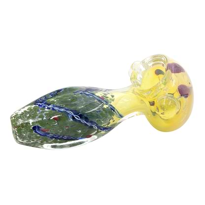 All Squared Up Pipe - 4.5in Green and Blue