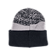 Beanie cap fashion item apparel in gray scale classic colors