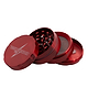 50-mm 4-piece metal Bolt Grinder rotary grinder cool and sleek look red metallic colors