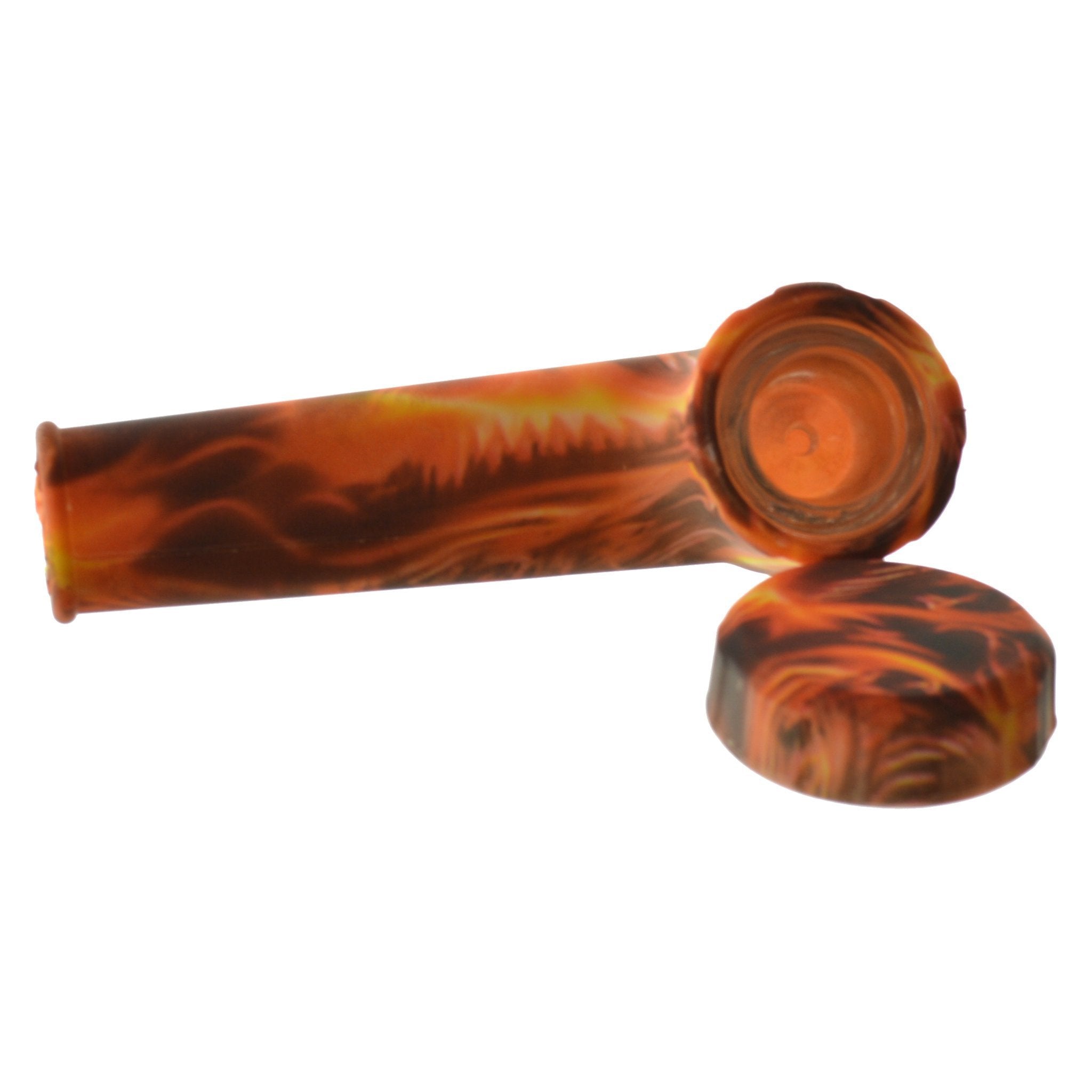3.5 Silicone Pipe with Glass Bowl and Cap