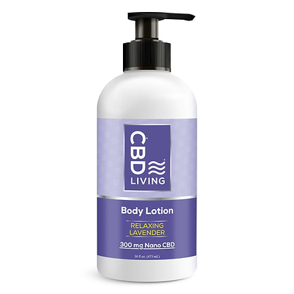CBD Living Body Lotion - 300mg 300mg / Lavender