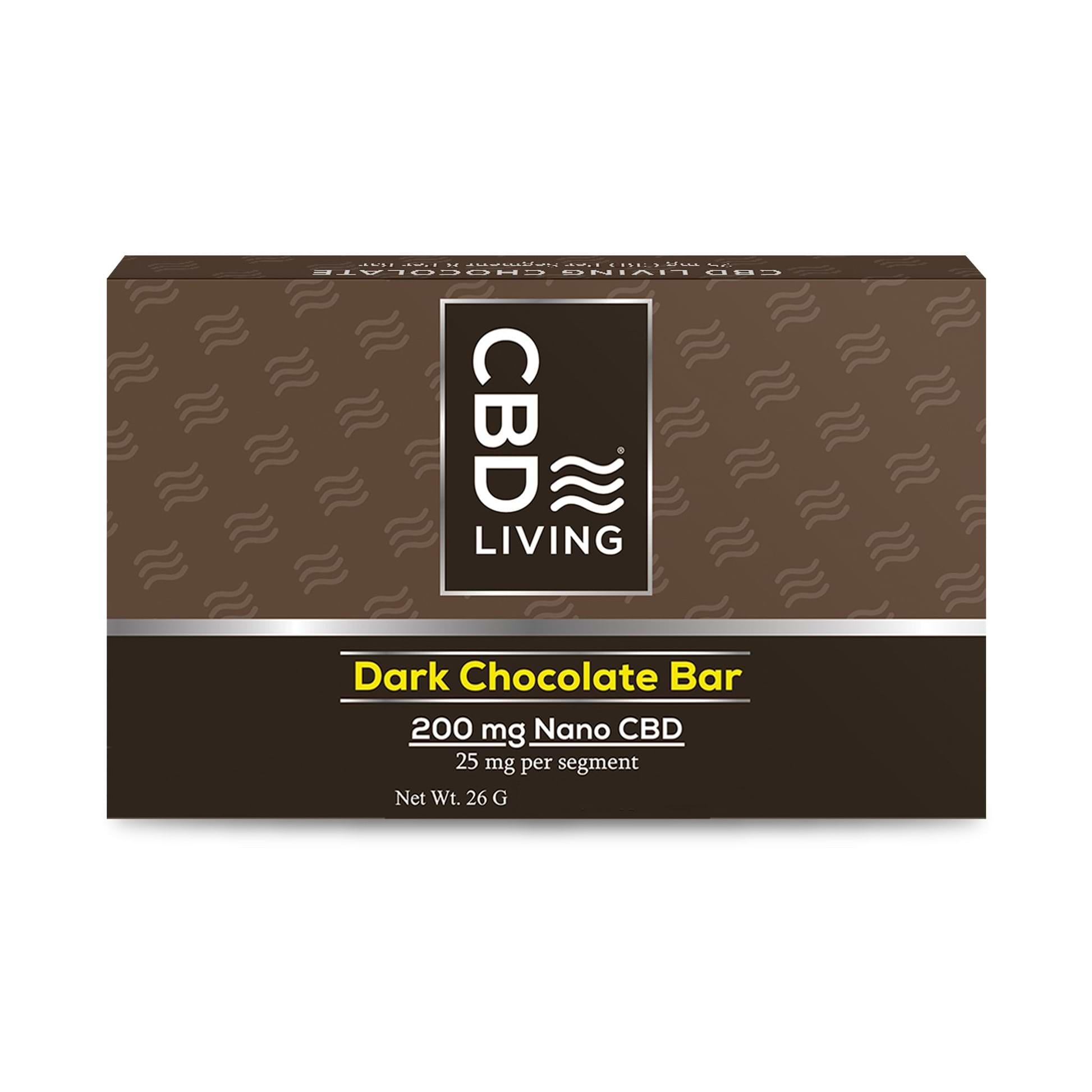 CBD Living Chocolate Bar - 200mg 200mg / Dark Chocolate
