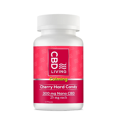 CBD Living Hard Candy - 25 mg 25mg / Cherry