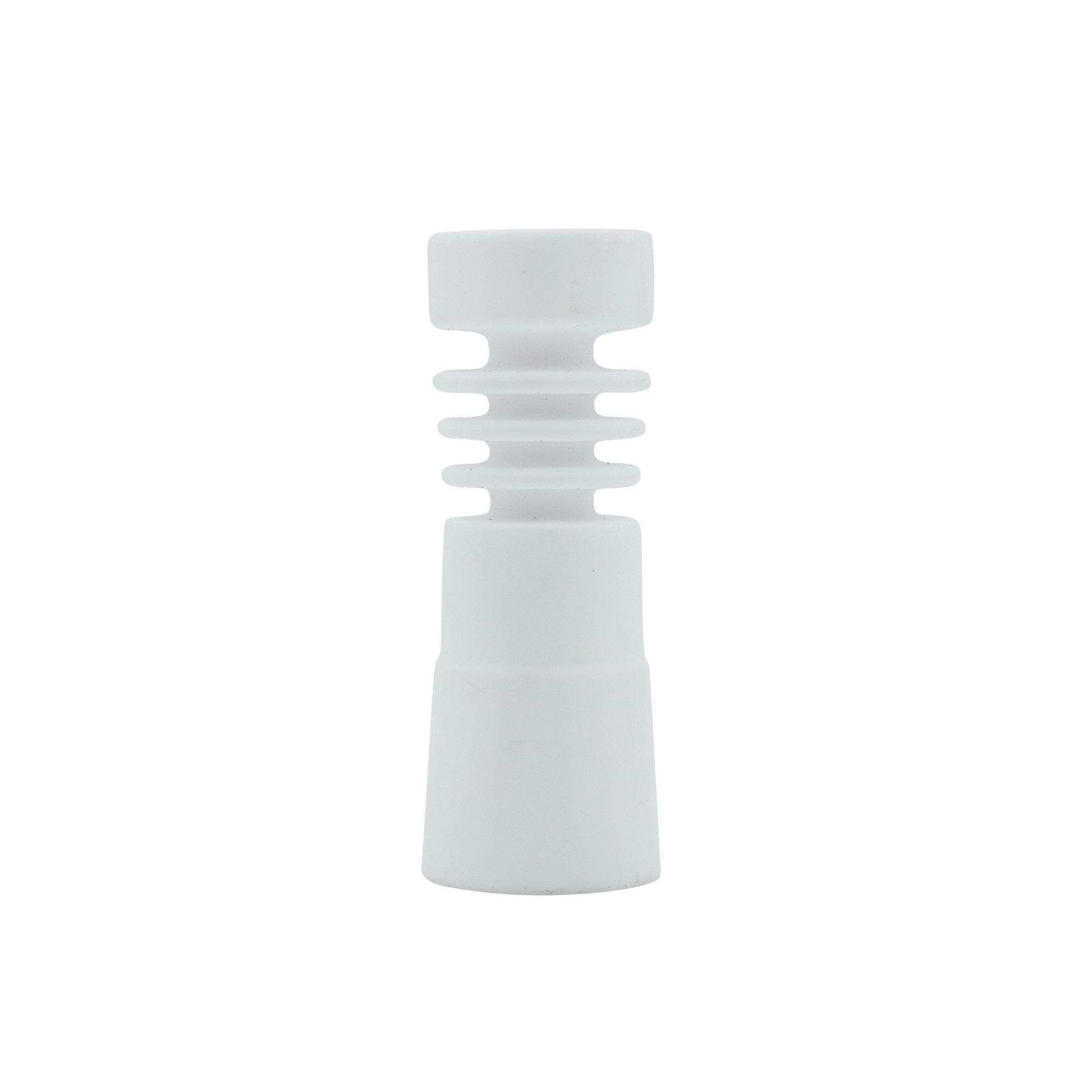 Ceramic domeless nail smoking device part fits 14mm/18mm female joints clean look