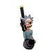 Cool hand-painted clay pipe smoking device figurine-like in Rick and morty - pirate Rick design