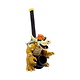 Cool hand-painted clay pipe smoking device figurine-like in mario - bowser design