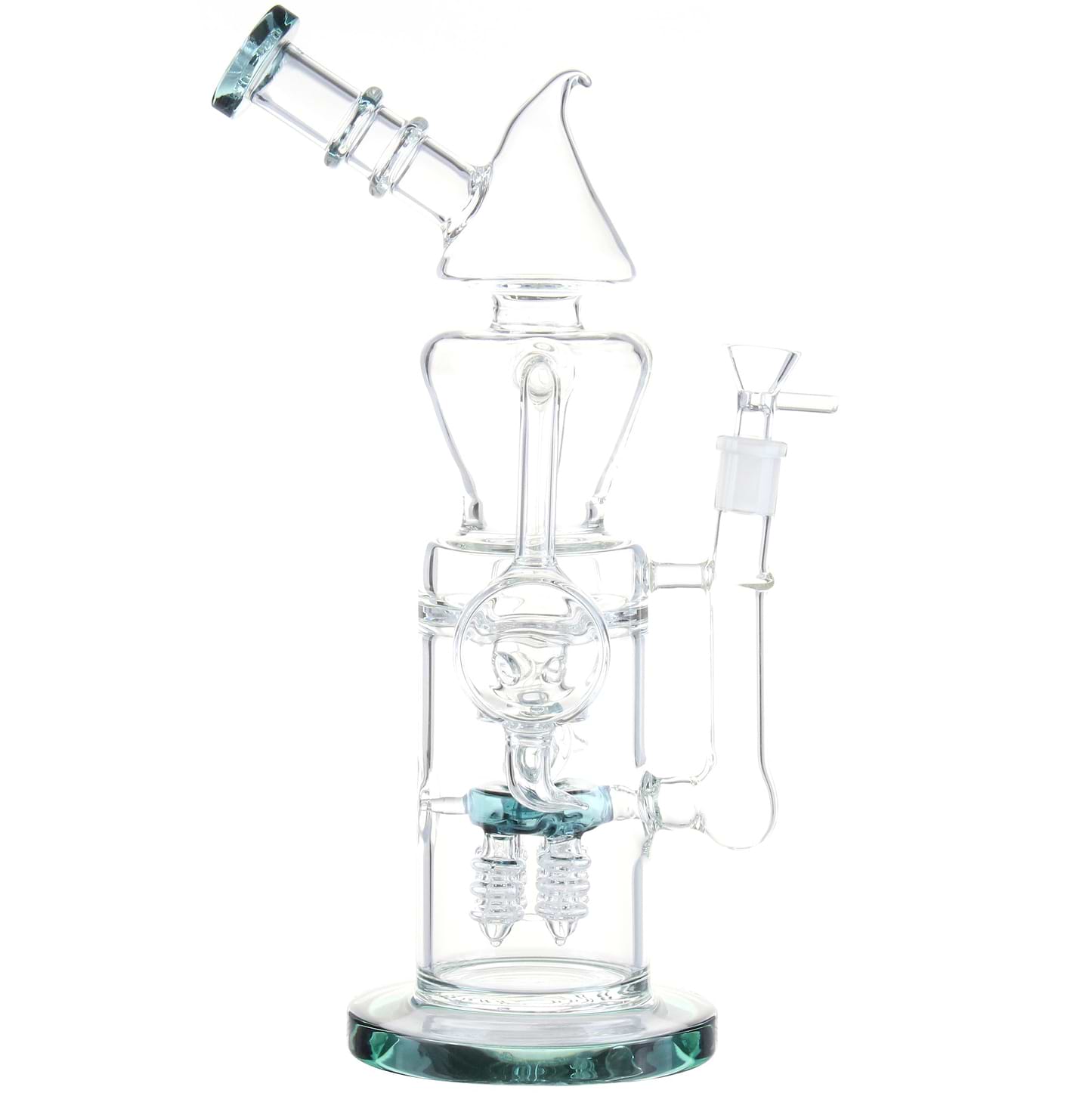 Coiled Experiment Perc Bong - 16in