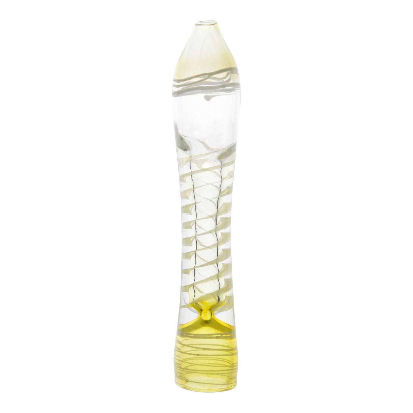 Easy-to-hold 3.5-inch compact multicolored glass oney smoking device glass pipe one hitter