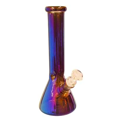 Colored Reflective Beaker Bong