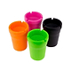 Fun silicone ashtray smoking accessories in cute colors and pail bucket shape design and look