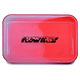 FlowTray Glow In the Dark Rolling Tray - 9.5in Red