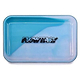 FlowTray Glow In the Dark Rolling Tray - 9.5in Blue
