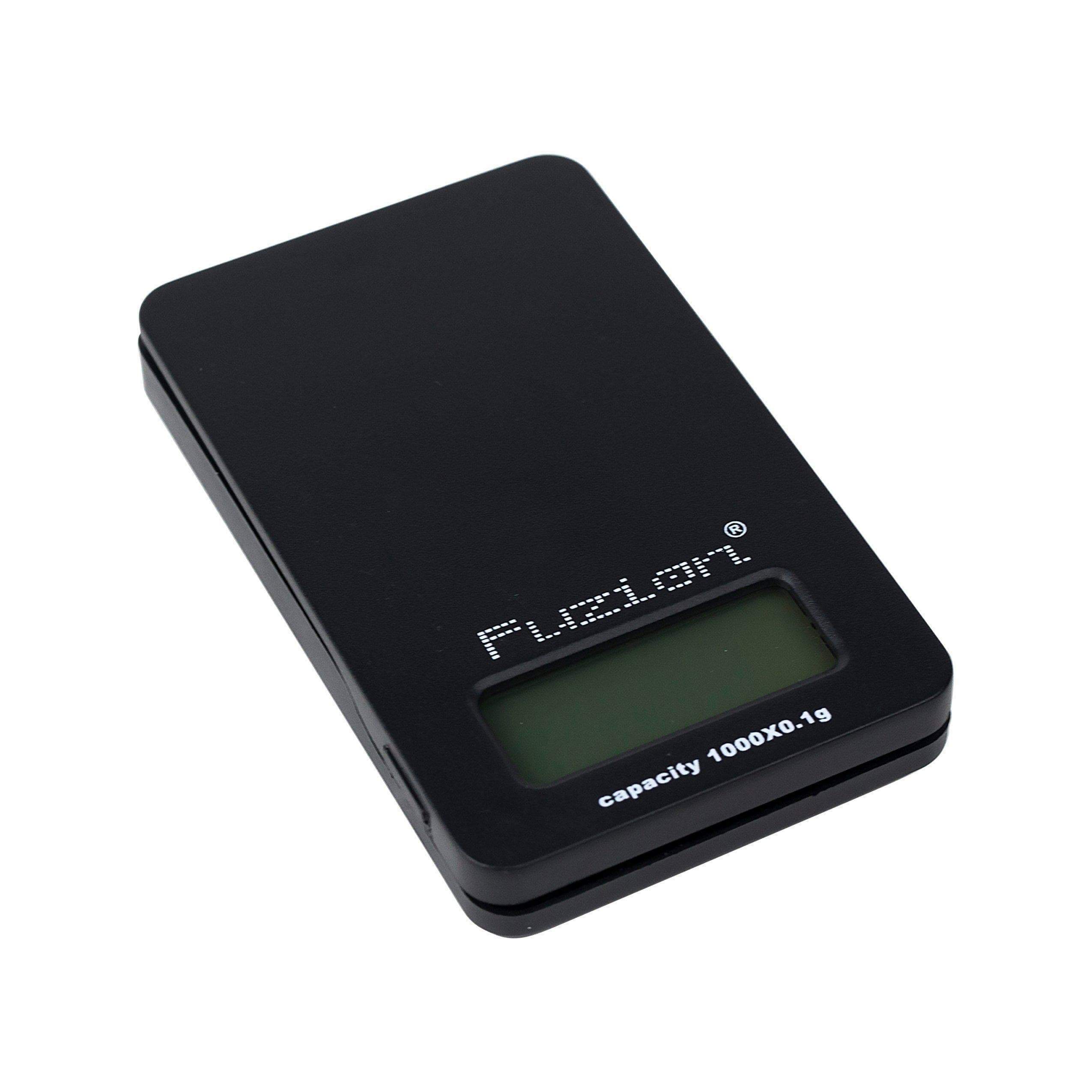 Pocket-friendly and compact mini scale digital Fuzion weighing scale device 500mg capacity with batteries sophisticated look