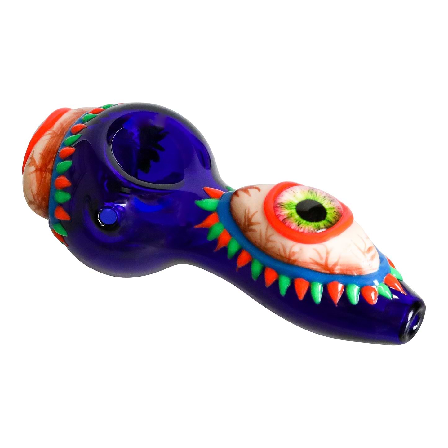 Glowing All Eyes On You Pipe - 4.5in Blue