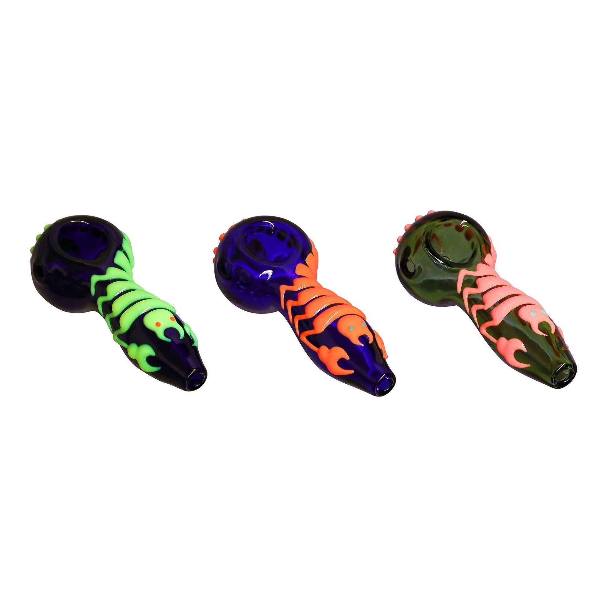 Glowing Scorpion Pipe - 4.5in