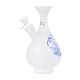 6-inch ceramic bong smoking device with grandma's vase classic china look with lovely print and shape