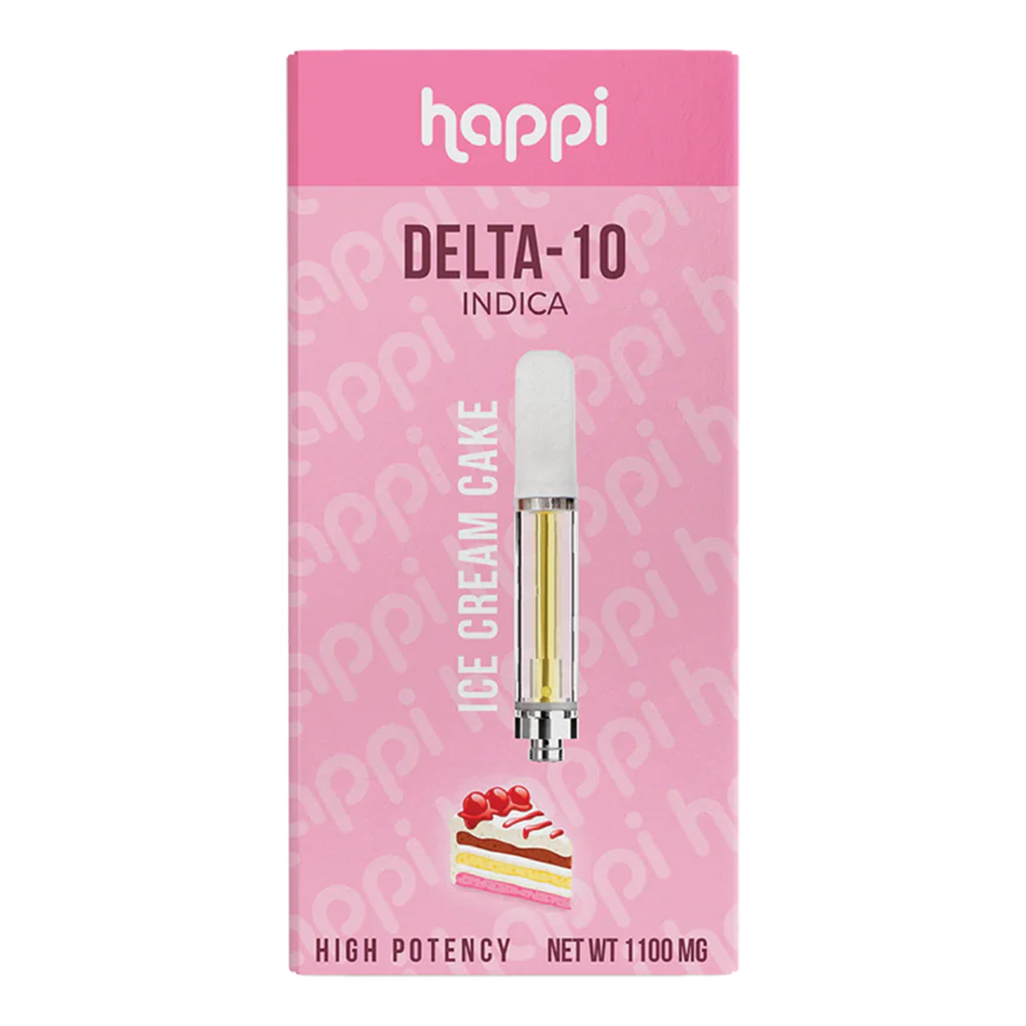 Happi Delta 10 Cartridge - 1100mg Ice Cream Cake