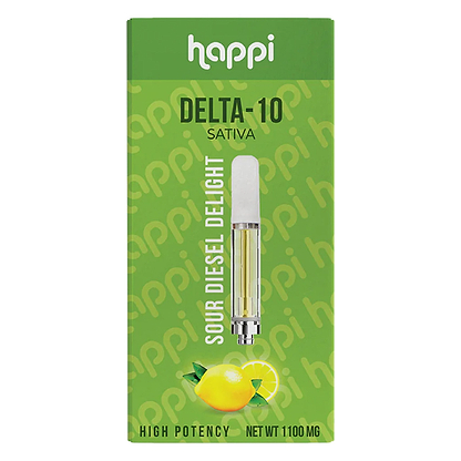 Happi Delta 10 Cartridge - 1100mg Sour Diesel