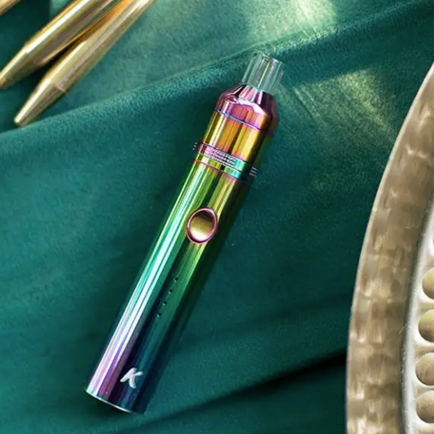 Crystal - 2 - Stainless - Steel - Dab Pen for Concentrates - Ultra-Compact  Design