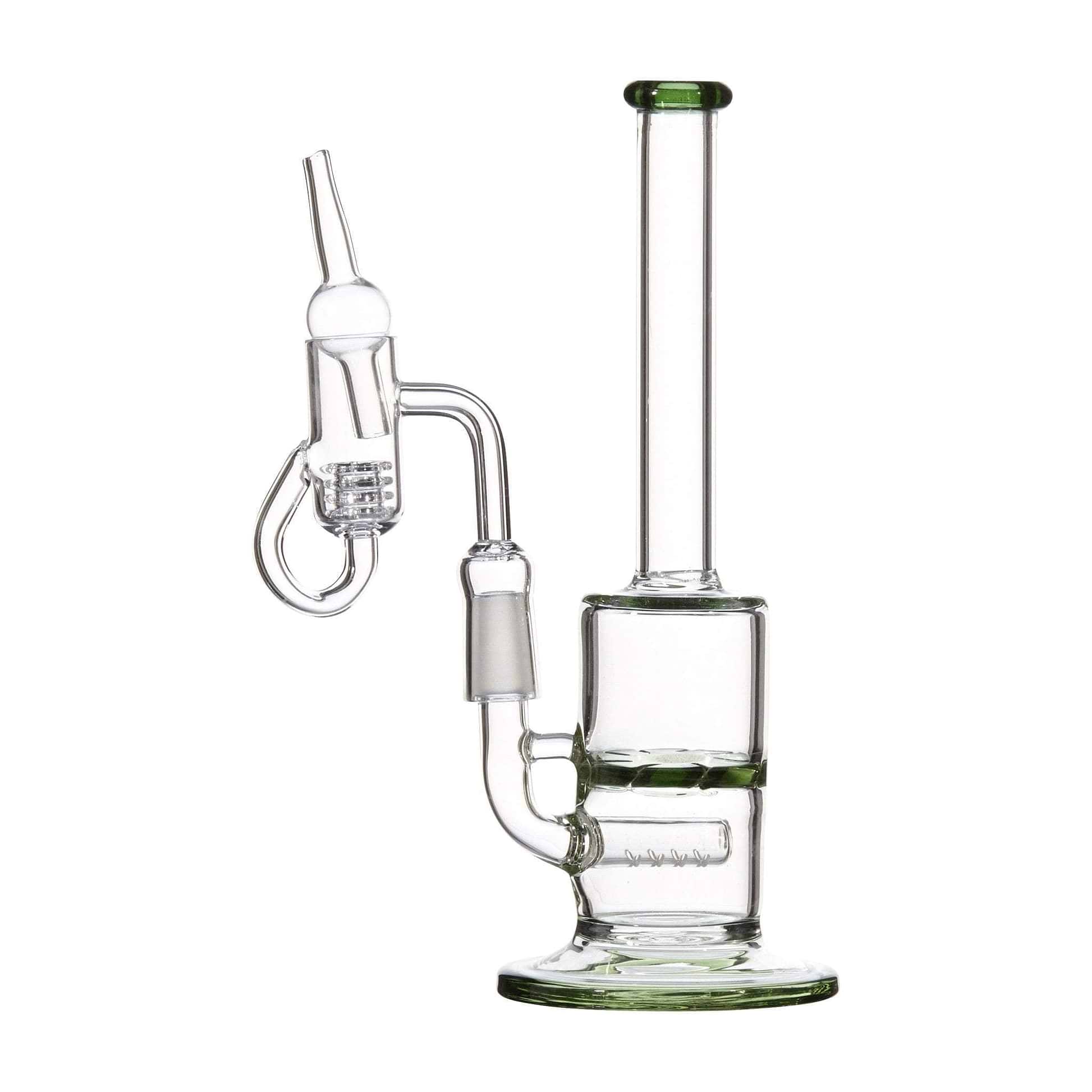 Glass little big dab bundle smoking device huge intricate design stable refreshing color accents