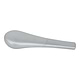 3.5 inch magnetic travel hand pipe in a discreet spoon shape in stylish metallic silver in an elegant case