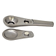 3.5 inch opened to 2 magnetic travel hand pipe in a discreet spoon shape in stylish metallic colors in an elegant case