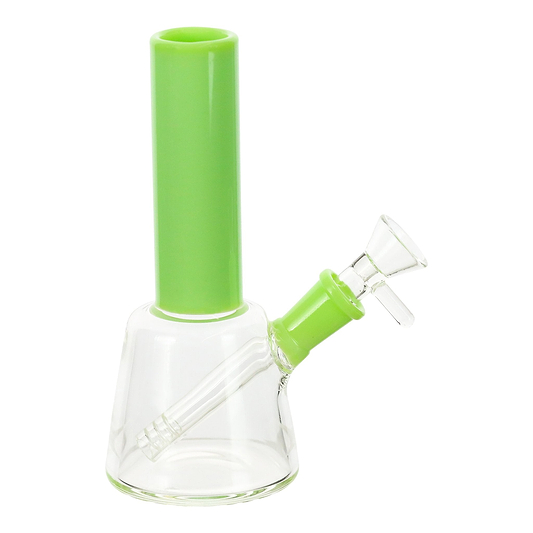4.5 Inch Clear Mini Bong Water Pipe w/ Bowl – DopeBoo