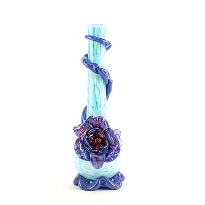 Noble Glass Spouted Flower Bong - 14in