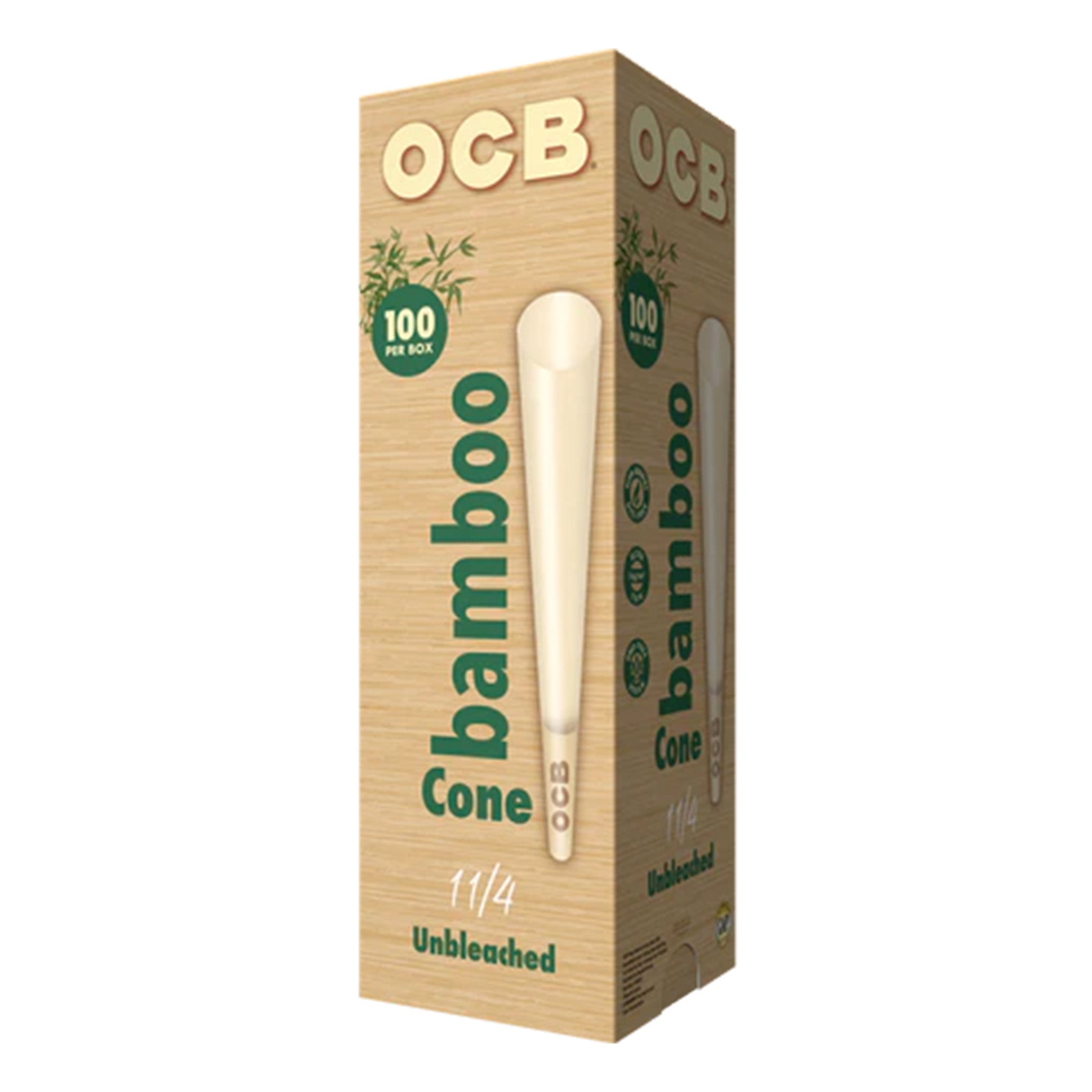 OCB Bamboo 1 1/4 Cone Box 100