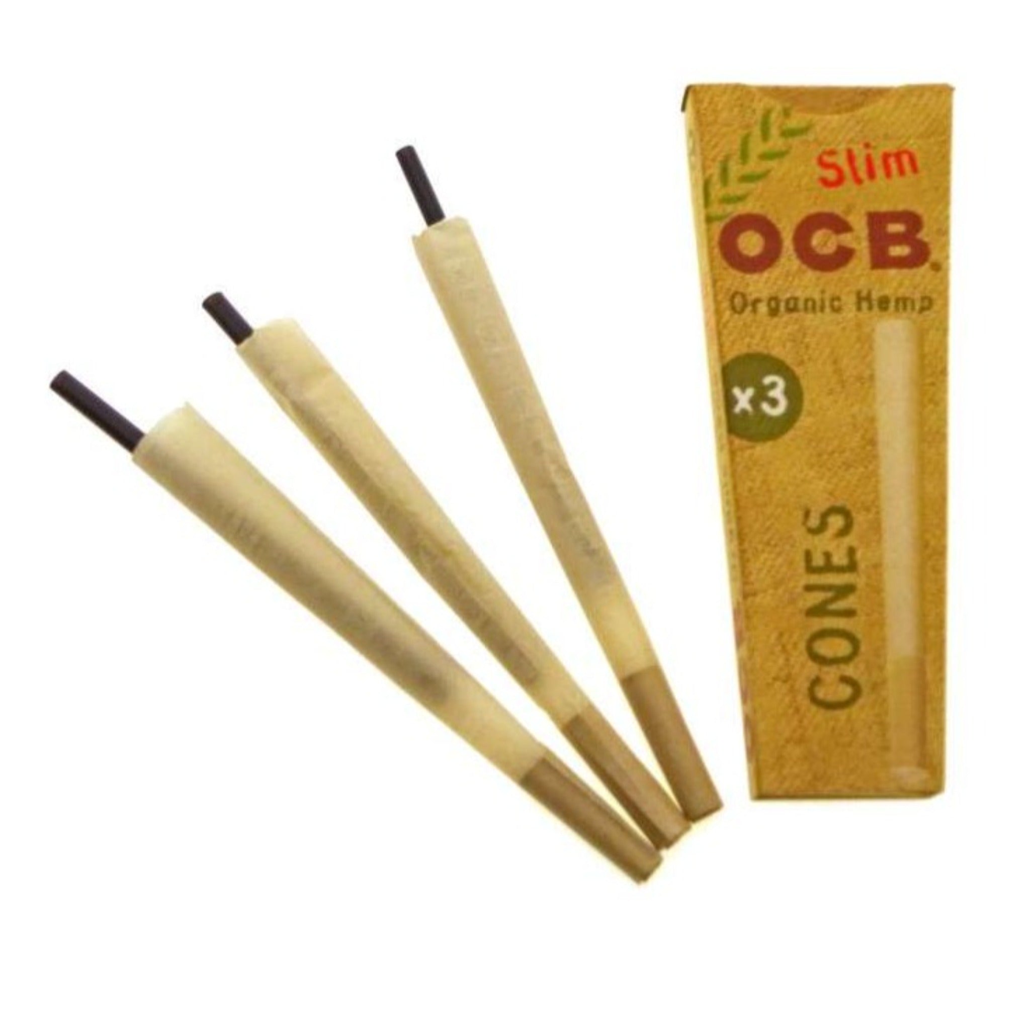 OCB Unbleached Organic Hemp Cones