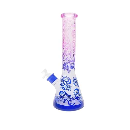 Ombre Frosted Herb Bong - 14in