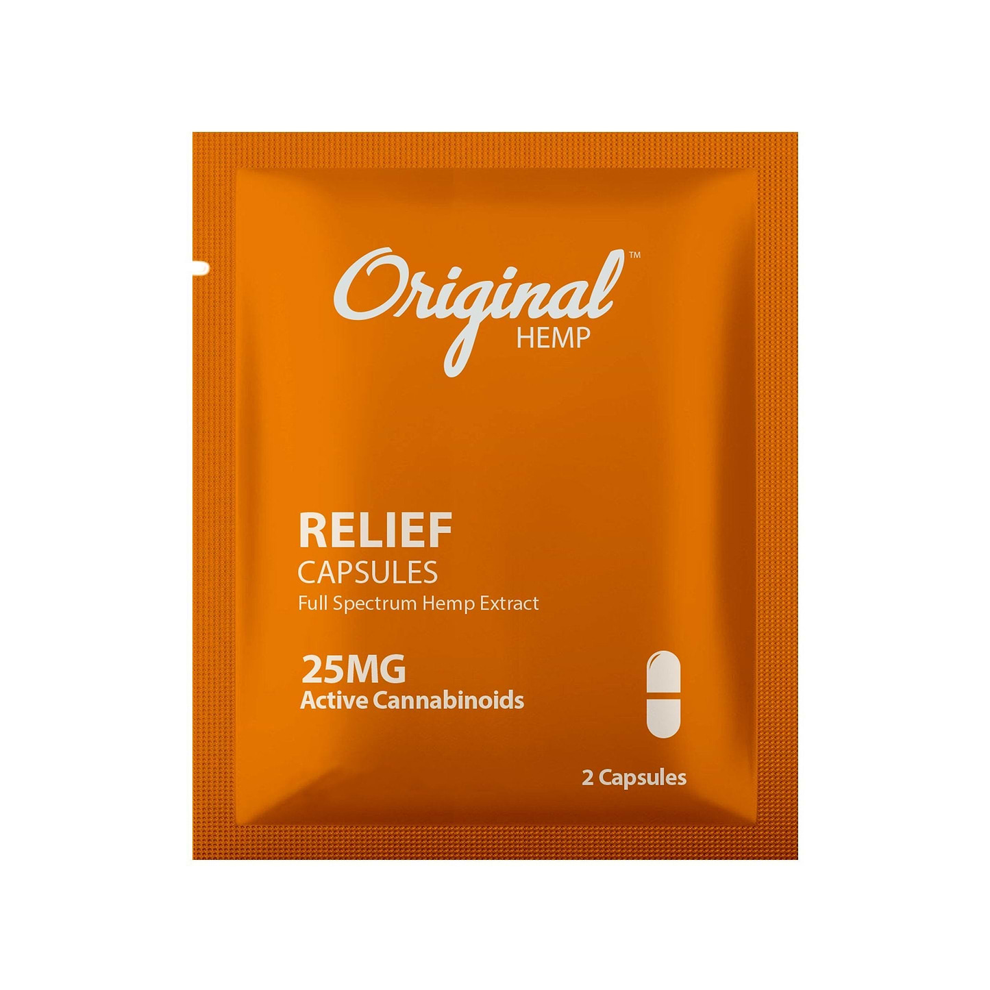 Original Hemp - Daily Dose Capsules - 25mg 25mg / Relief