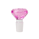 Pink Diamond Shaped Glass Bowl - Male