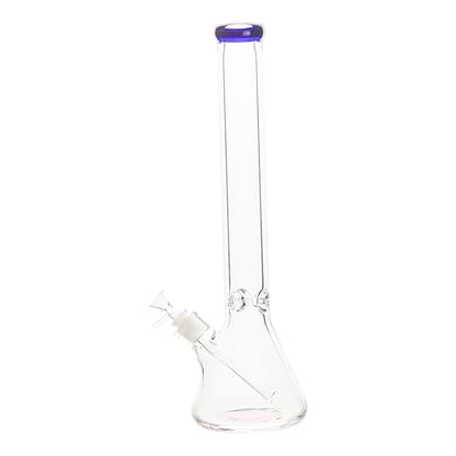Pink Ink Spotted Beaker Bong - 18in