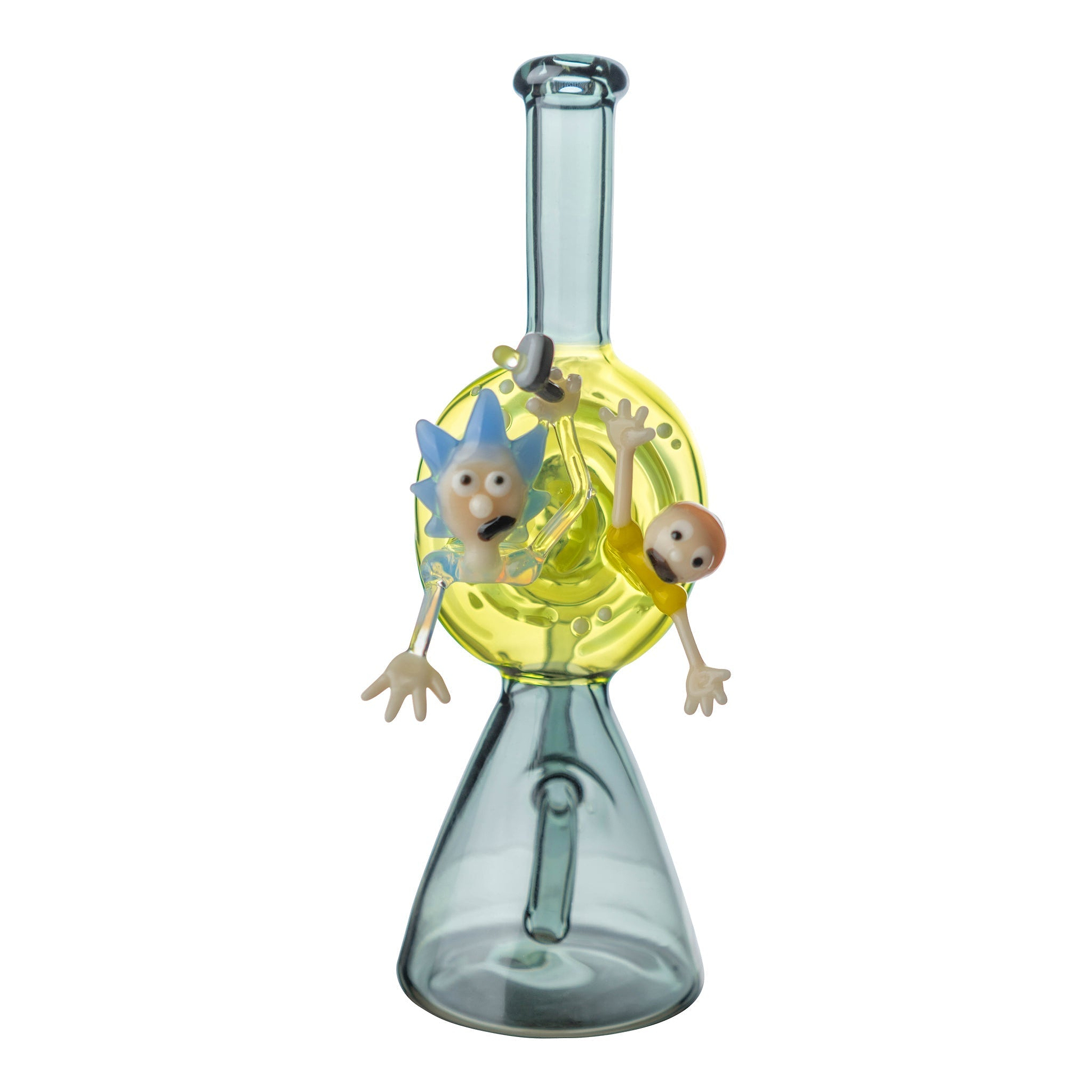 Rick & Morty Dab Portal Glass Tray Rolling Papers & Supplies