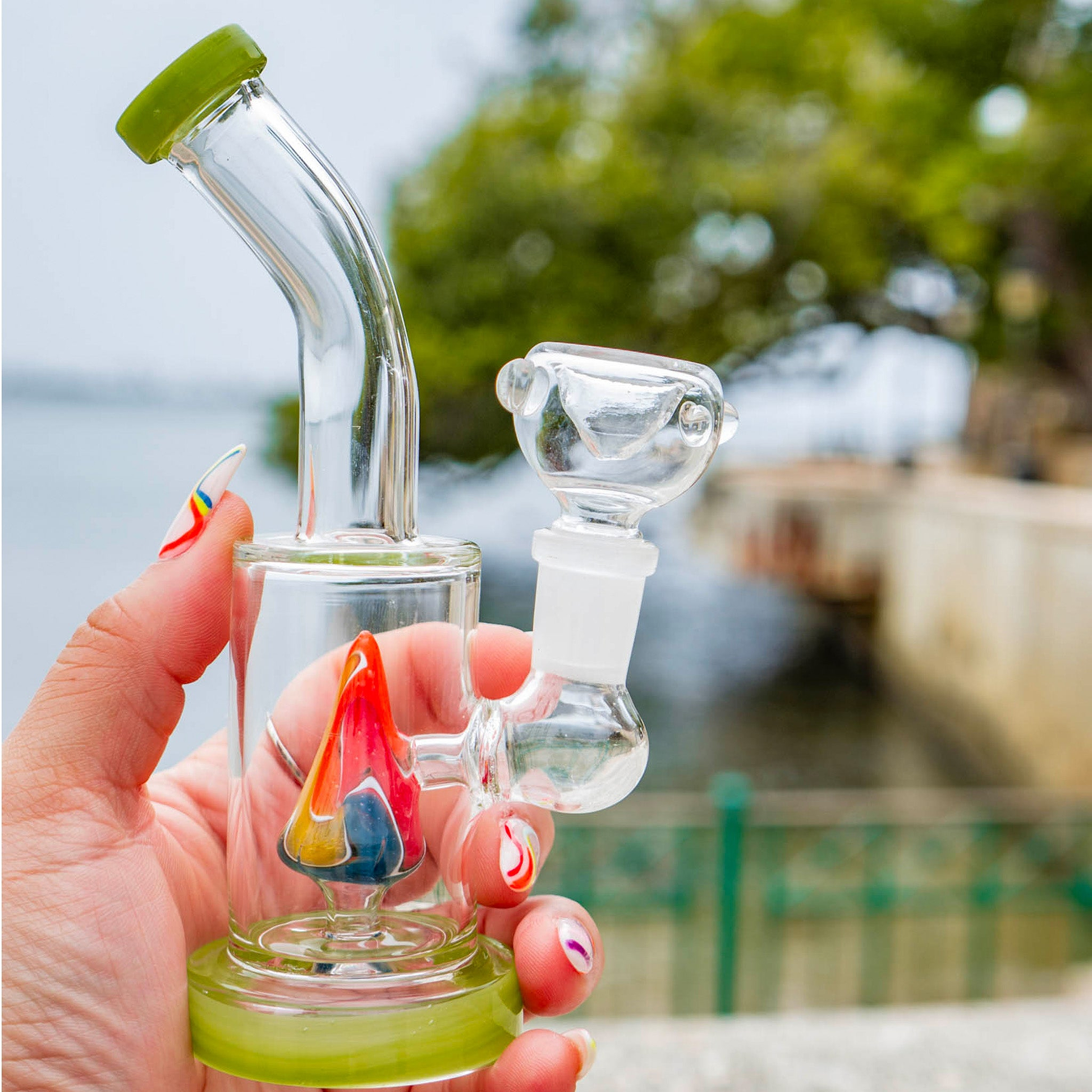 Hive percolator Mini Bong - 6.5 inches - Everything 420