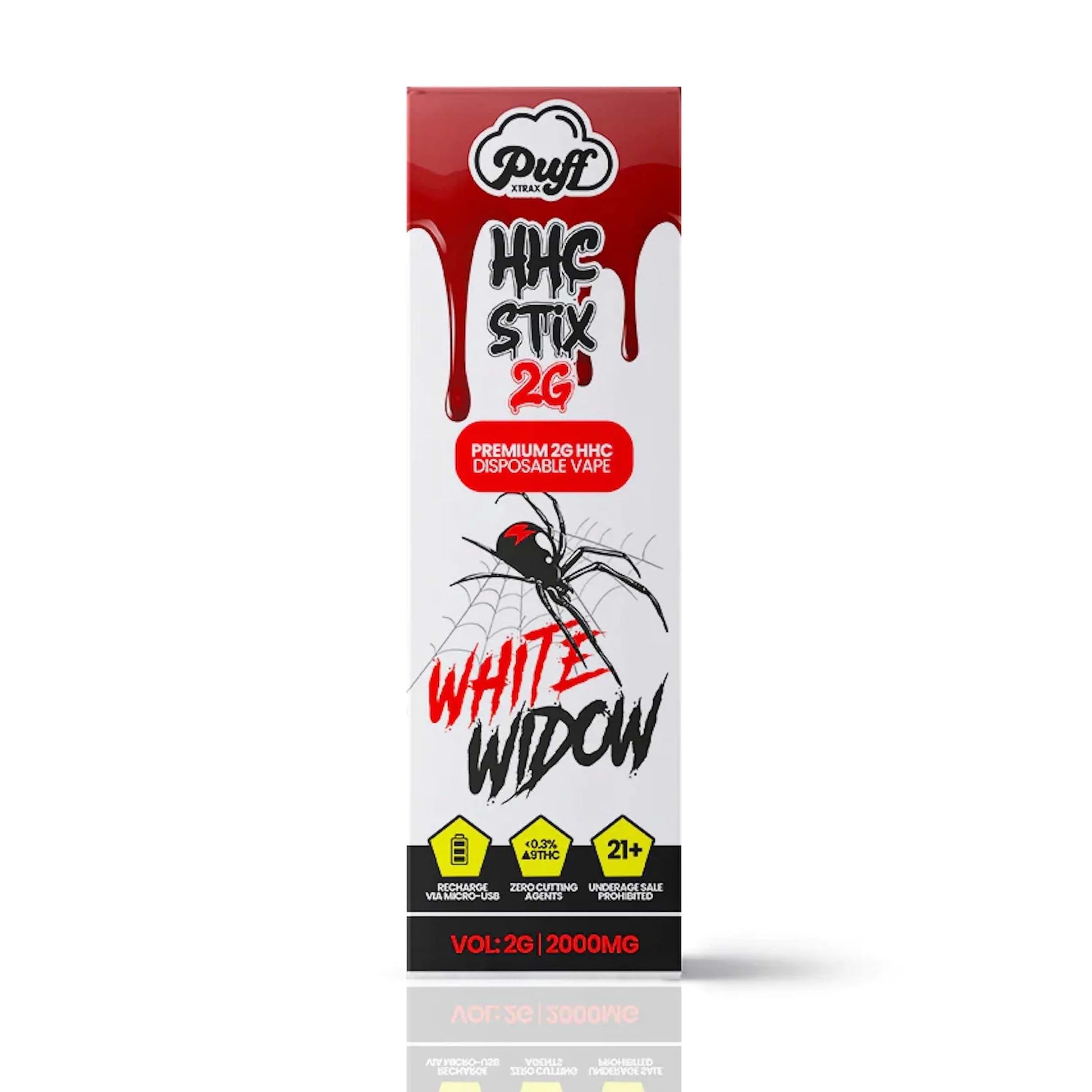 Puff HHC Stix Vape - 2000mg White Widow