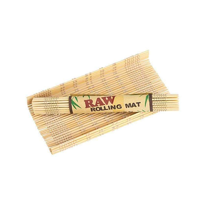 Easy-to-use RAW rolling mat smoking accessory made of natural bamboo with a refreshing ethnic style